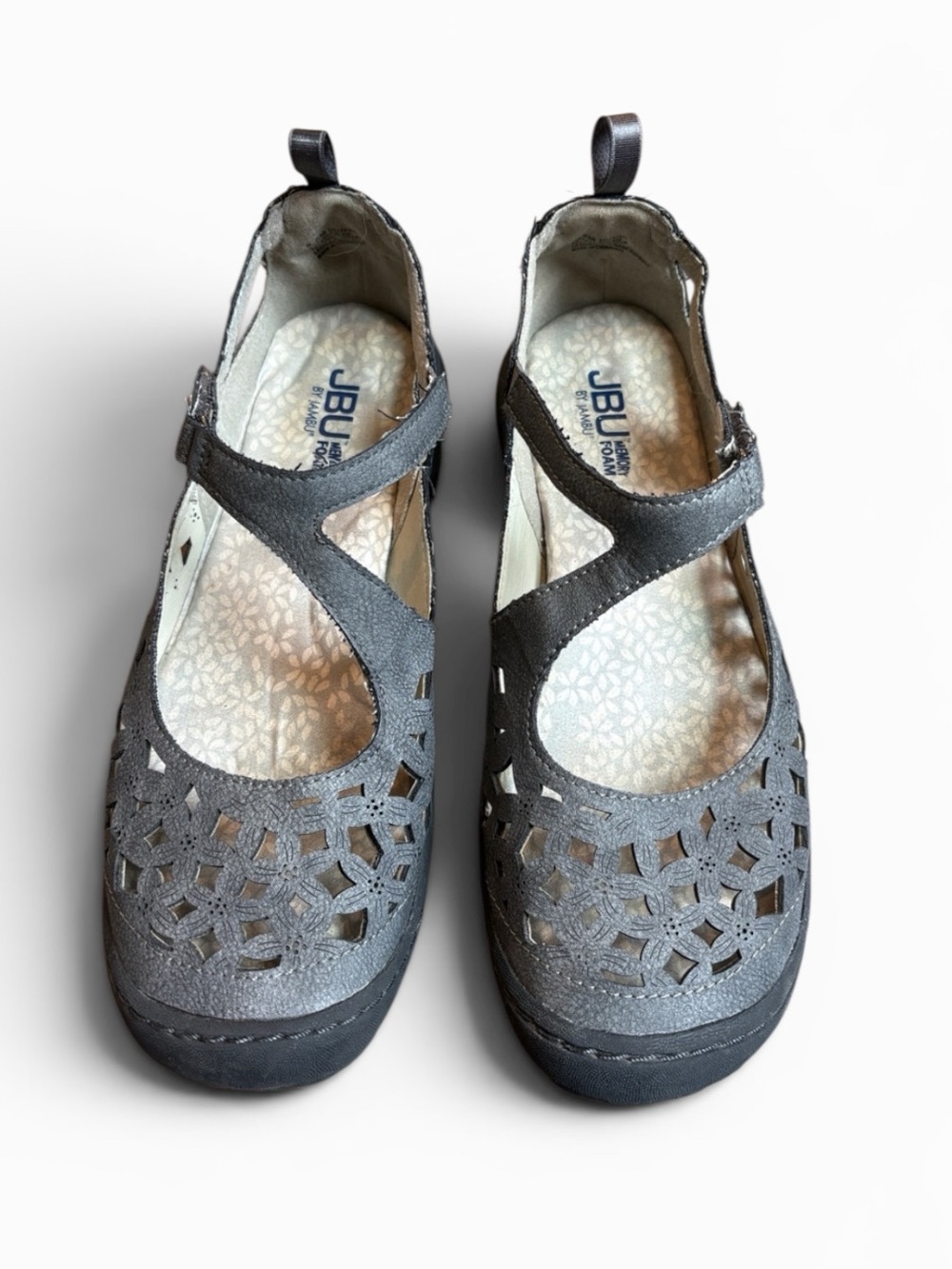 JBU by Jambu Bellerose Cutout Mary Jane’s Women’s 8.5 Gray Comfort